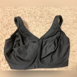 Glamorise Women’s Black Sports Bra | 38G